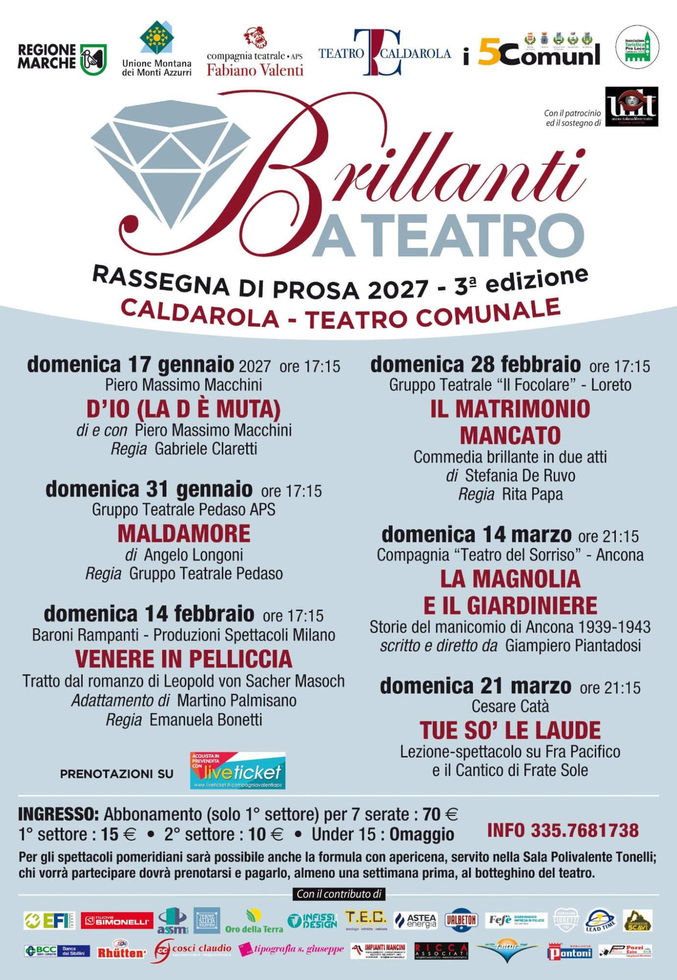 Brillanti a teatro