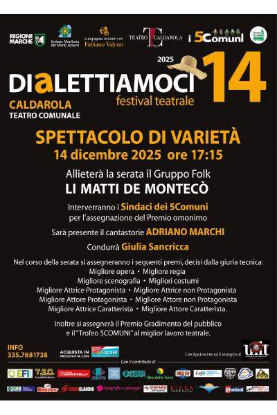 Spettacolo di varietà e premiazioni di Dialettiamoci 14