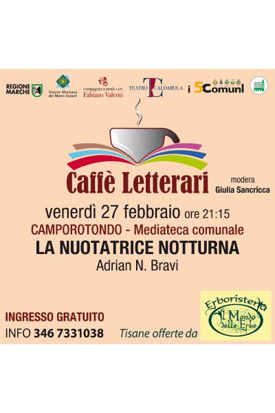 Adrian Bravi presenta "La nuotatrice notturna"