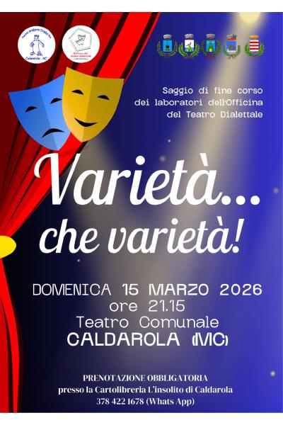 Lo spettacolo finale dell'Officina del teatro dialettale